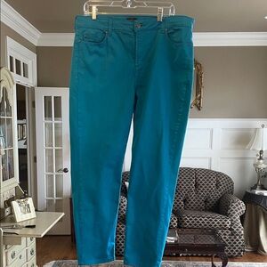 NYDJ Teal Straight Leg Women's Jeans 16